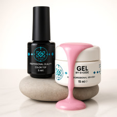 Набір Hard Gel #8 + Color Top #2